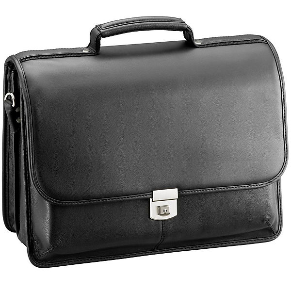 D&N Business Line Aktentasche Leder 40 cm Laptopfach