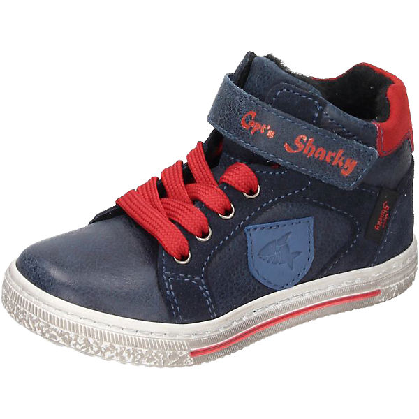 Capt´n Sharky Sneakers High für Jungen, gefüttert