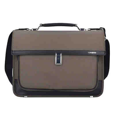 Samsonite Fairbrook Briefcase 2 Gussets Messenger Aktentasche 42 cm Laptopfach