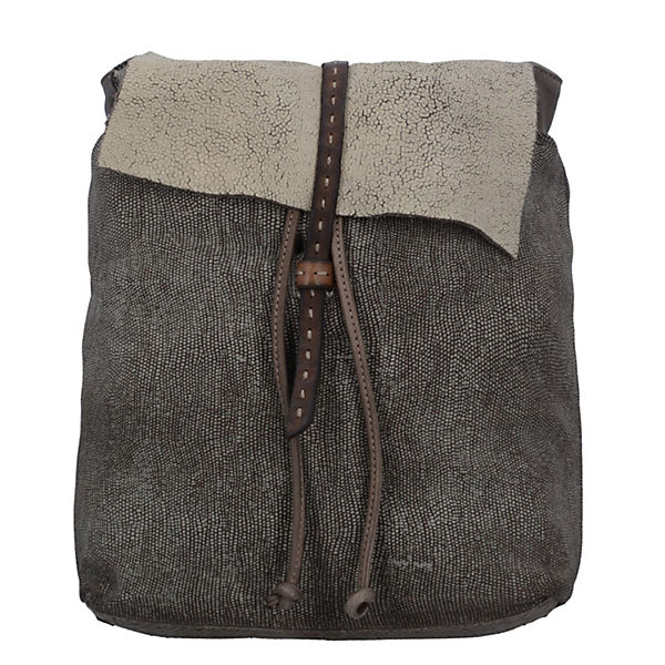 Caterina Lucchi Tortora Rucksack Tasche Leder 37 cm