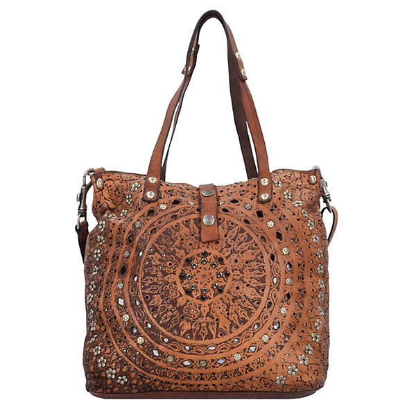Campomaggi Echinacea Shopper Tasche Leder 33 cm