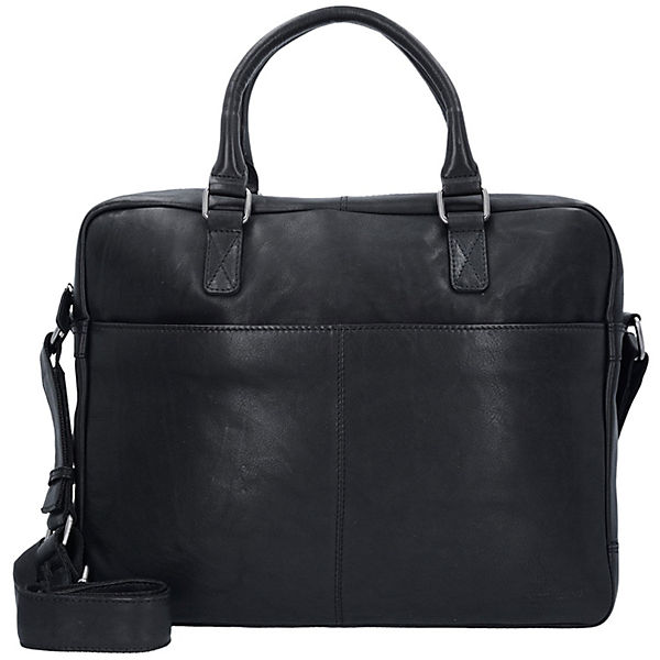 Greenburry Oily Tumbled Aktentasche Leder 40 cm Laptopfach
