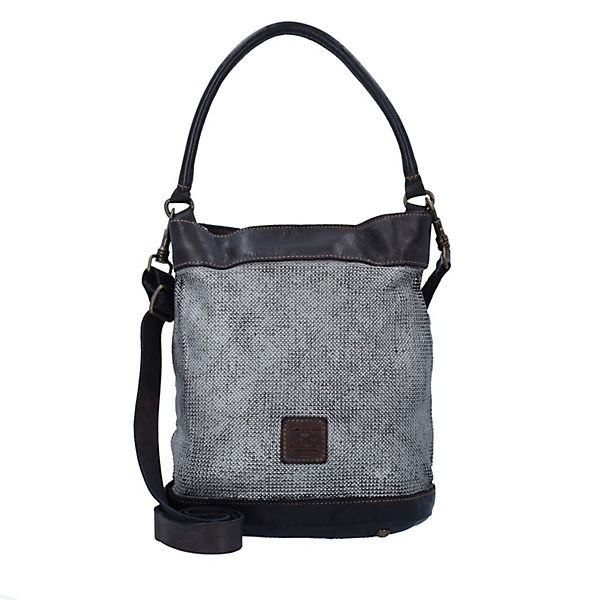 Campomaggi Fiore di Loto Schultertasche Leder 33 cm