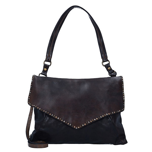 Campomaggi Altea Schultertasche Leder 35 cm