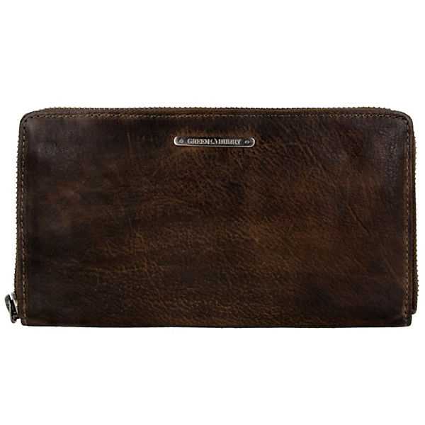 Greenburry Dirty Damengeldbörse Leder 19 cm