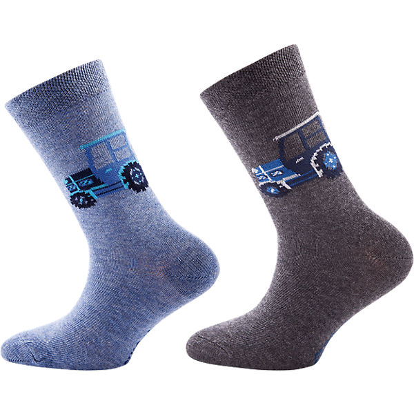 Socken Doppelpack für Jungen, Traktor