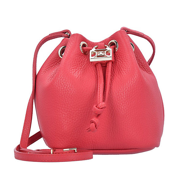 Patrizia Pepe Borsa Mini Bag Beuteltasche Leder 15 cm