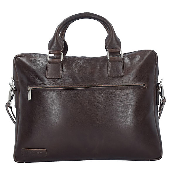 Plevier 470er Serie Aktentasche Leder 40 cm Laptopfach