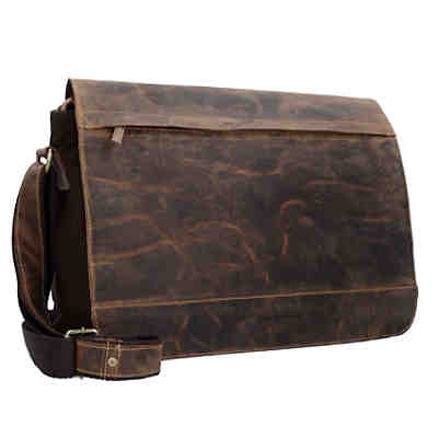 Greenburry Vintage Canvas Messenger Aktentasche 41 cm Laptopfach 2