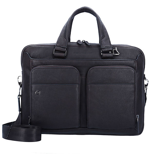 Piquadro Black Square Business Aktentasche 39 cm Laptopfach