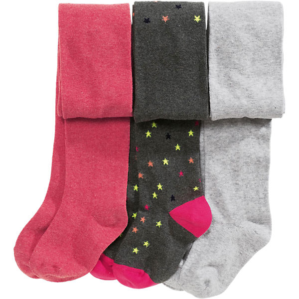 Strickstrumpfhose 3er-Pack für Mädchen