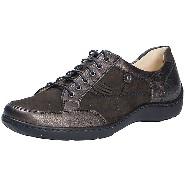 WALDLÄUFER Halbschuhe Comfort Schnürschuh