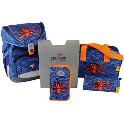 DerDieDas Schulrucksackset ErgoFlex Deep Sea, 5-tlg. (Kollektion 2017/2018) 2