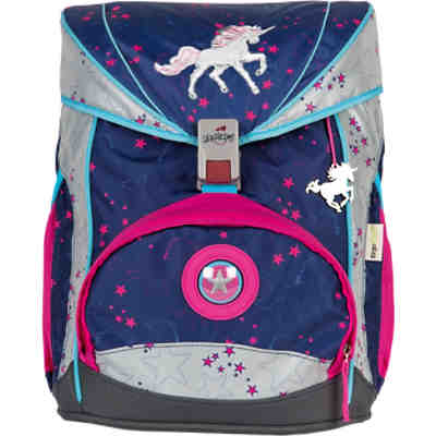 DerDieDas Schulrucksackset ErgoFlex EXKLUSIV SUPERFLASH Starlight, 5-tlg. (Kollektion 2017/2018)