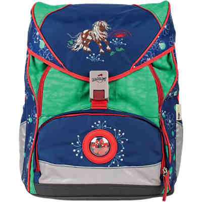 DerDieDas Schulrucksackset ErgoFlex XL Happy Pony, 5-tlg. (Kollektion 2017/2018)