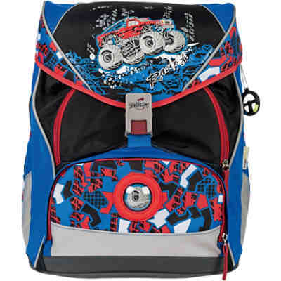 DerDieDas Schulrucksackset ErgoFlex XL Big Truck, 5-tlg. (Kollektion 2017/2018)