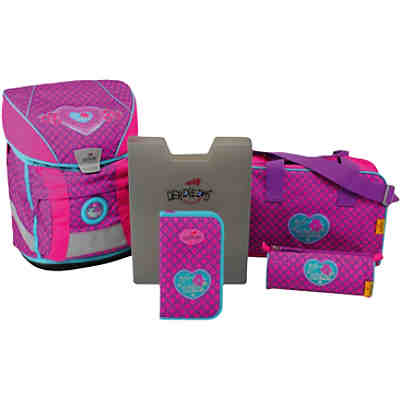 DerDieDas Schulrucksackset ErgoFlex VARIO Gipsy Princess, 5-tlg. (Kollektion 2017/2018) 2