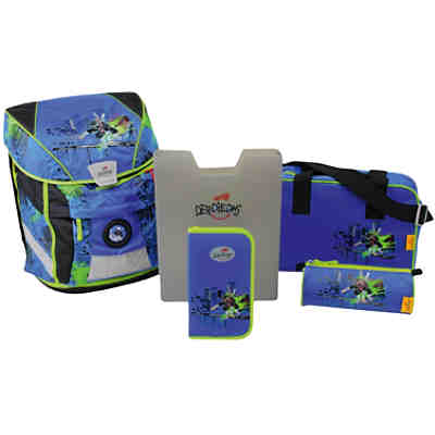 DerDieDas Schulrucksackset ErgoFlex VARIO Ninja, 5-tlg. (Kollektion 2017/2018) 2