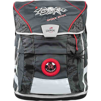 DerDieDas Schulrucksackset ErgoFlex VARIO Spider Attack, 5-tlg. (Kollektion 2017/2018)
