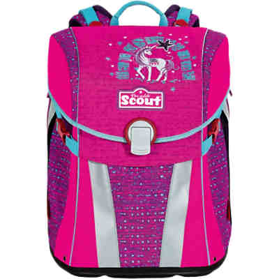Scout Schulranzenset SUNNY Lilac Unicorn, 4-tlg. (Kollektion 2018)