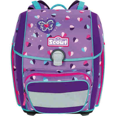 Scout Schulranzenset GENIUS Ltd. Ed. Candy Hearts, 4-tlg. (Kollektion 2018)
