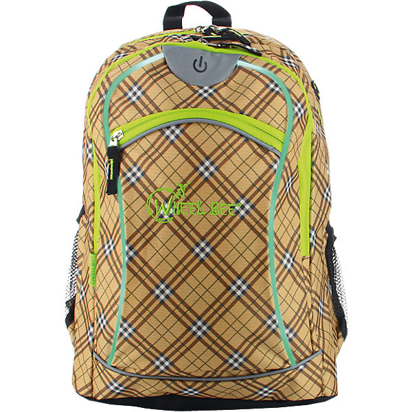Wheel-Bee Rucksack, braun