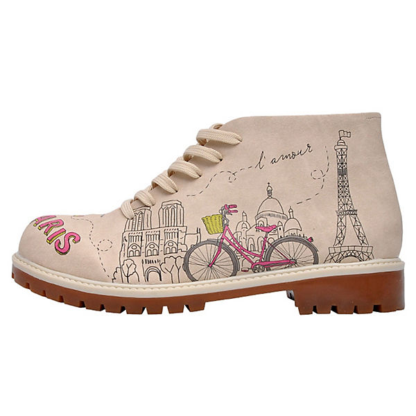 Schnürstiefeletten Boots Paris