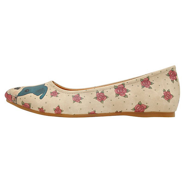 Klassische Ballerinas Black Doggie