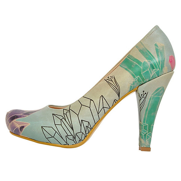 Klassische Pumps Mineral Art