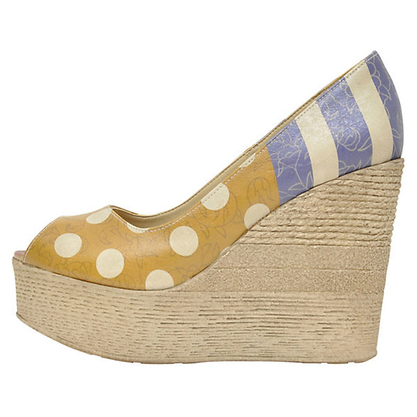 Plateau-Pumps Stripes and dots