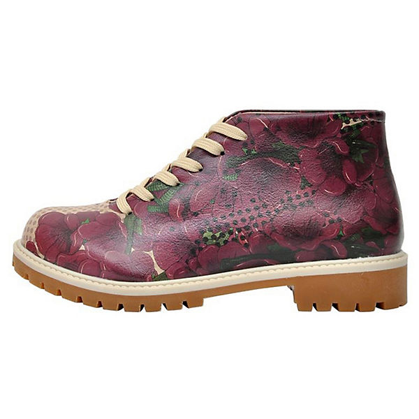 Schnürstiefeletten Polka Dot