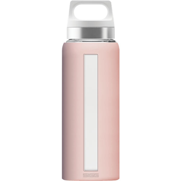 Trinkflasche DREAM Blush, Glas, hitzebständig, 650 ml