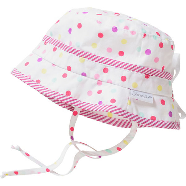 Baby Hut zum Binden mit UV-Schutz 50+ für Mädchen