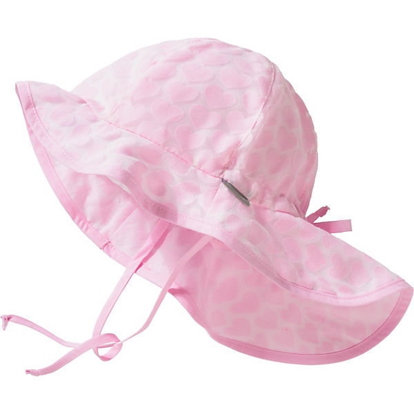 Baby Sonnenhut mit Nackenschutz zum Binden für Mädchen