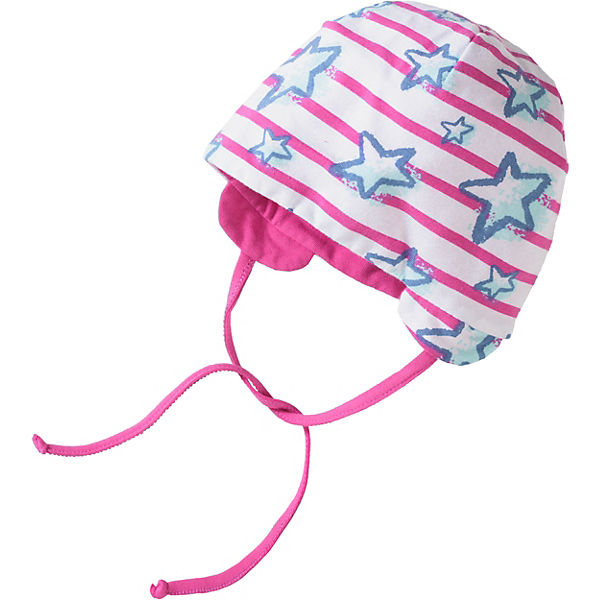 Baby Beanie zum Wenden für Mädchen