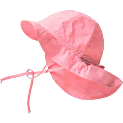 Baby Sonnenhut mit Nackenschutz zum Binden mit UV-Schutz 50+ für Mädchen