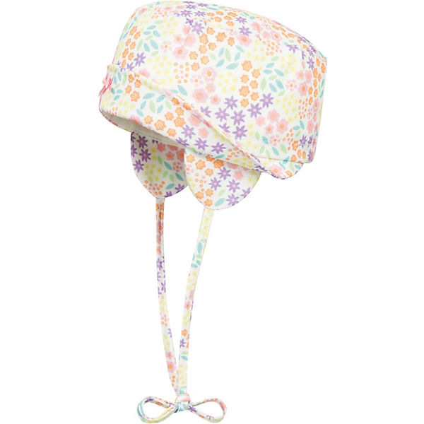 Baby Mütze zum Binden für Mädchen, UV-Schutz
