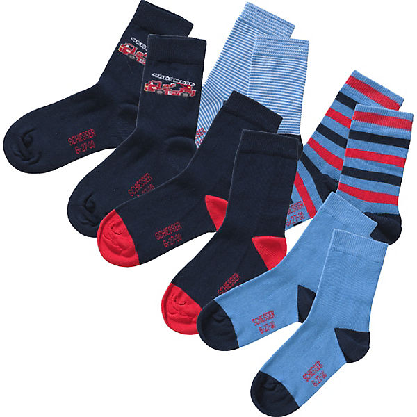 Socken 5er-Pack für Jungen, Feuerwehr