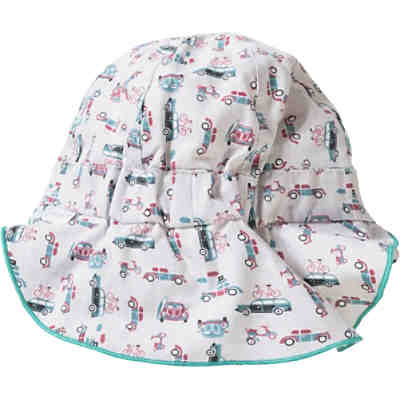 Baby Sonnenhut mit Nackenschutz zum Binden mit UV-Schutz 50+ für Jungen 2