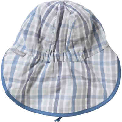 Baby Sonnenhut mit Nackenschutz zum Binden mit UV-Schutz 50+ für Jungen 2
