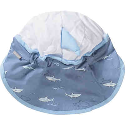 Baby Sonnenhut mit Nackenschutz zum Binden mit UV-Schutz 30+ für Jungen 2