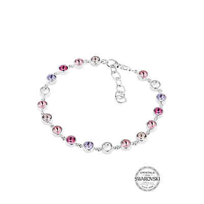 Armband Multi Swarovski® Kristalle 925 Sterling Silber 2