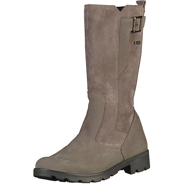Stiefelette aus Leder, TEX, gefüttert
