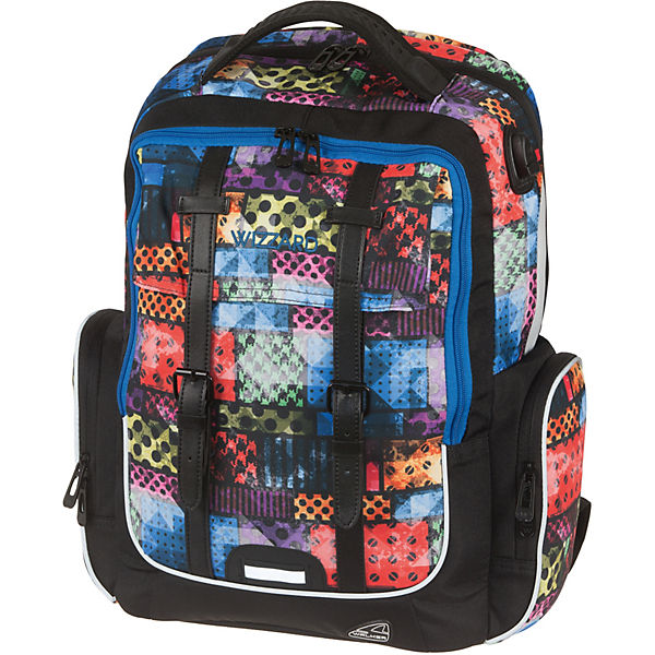 Schulrucksack ACADEMY WIZZARD wacky bricks