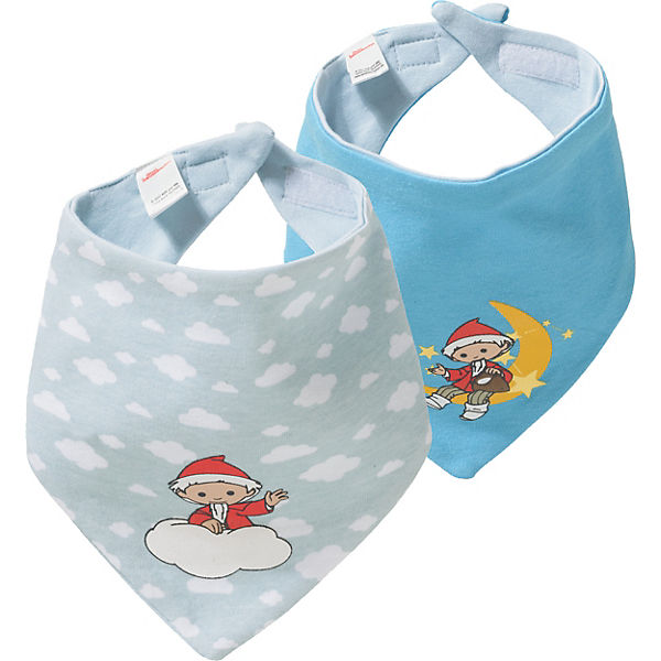 Sandmännchen Baby Dreieckstücher Doppelpack für Jungen