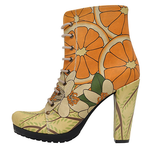 Schnürstiefeletten Chloe Orange Blossoms