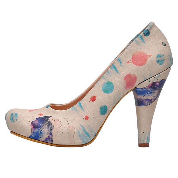 Klassische Pumps High-Heels galaxy hair