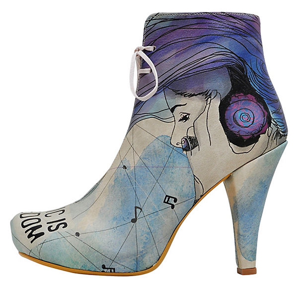 Schnürstiefeletten Bootie Music is Freedom
