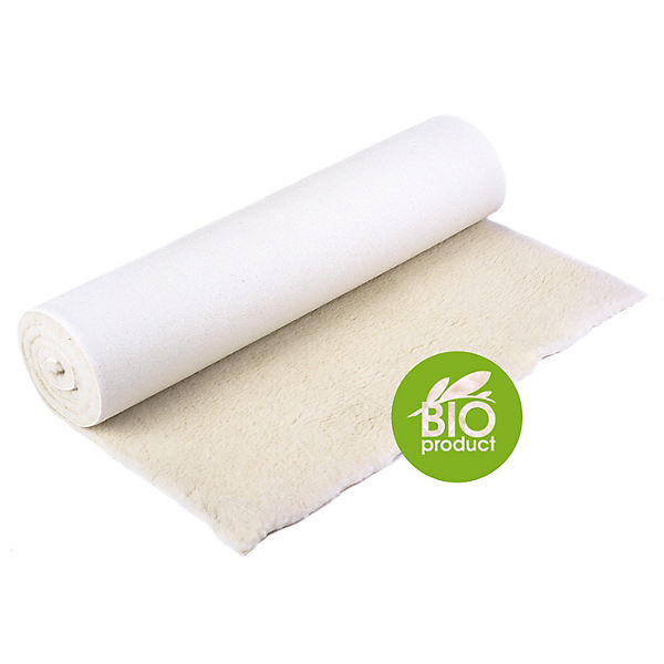 Fitnessmatten Yogamatte Natur (Bio-Schurwolle) 100 cm x 200 cm