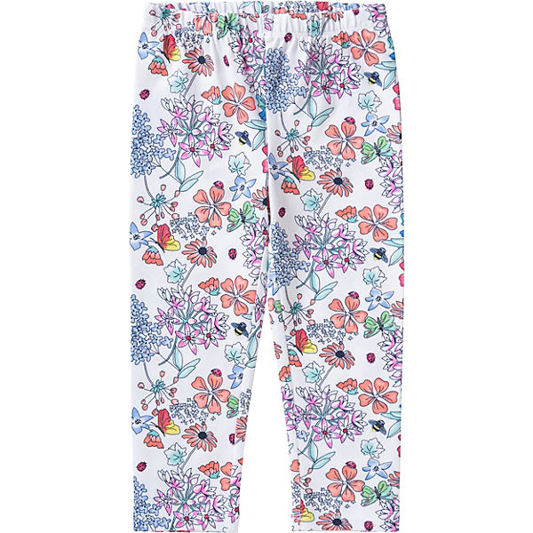 7/8 Leggings mit Blumen für Mädchen